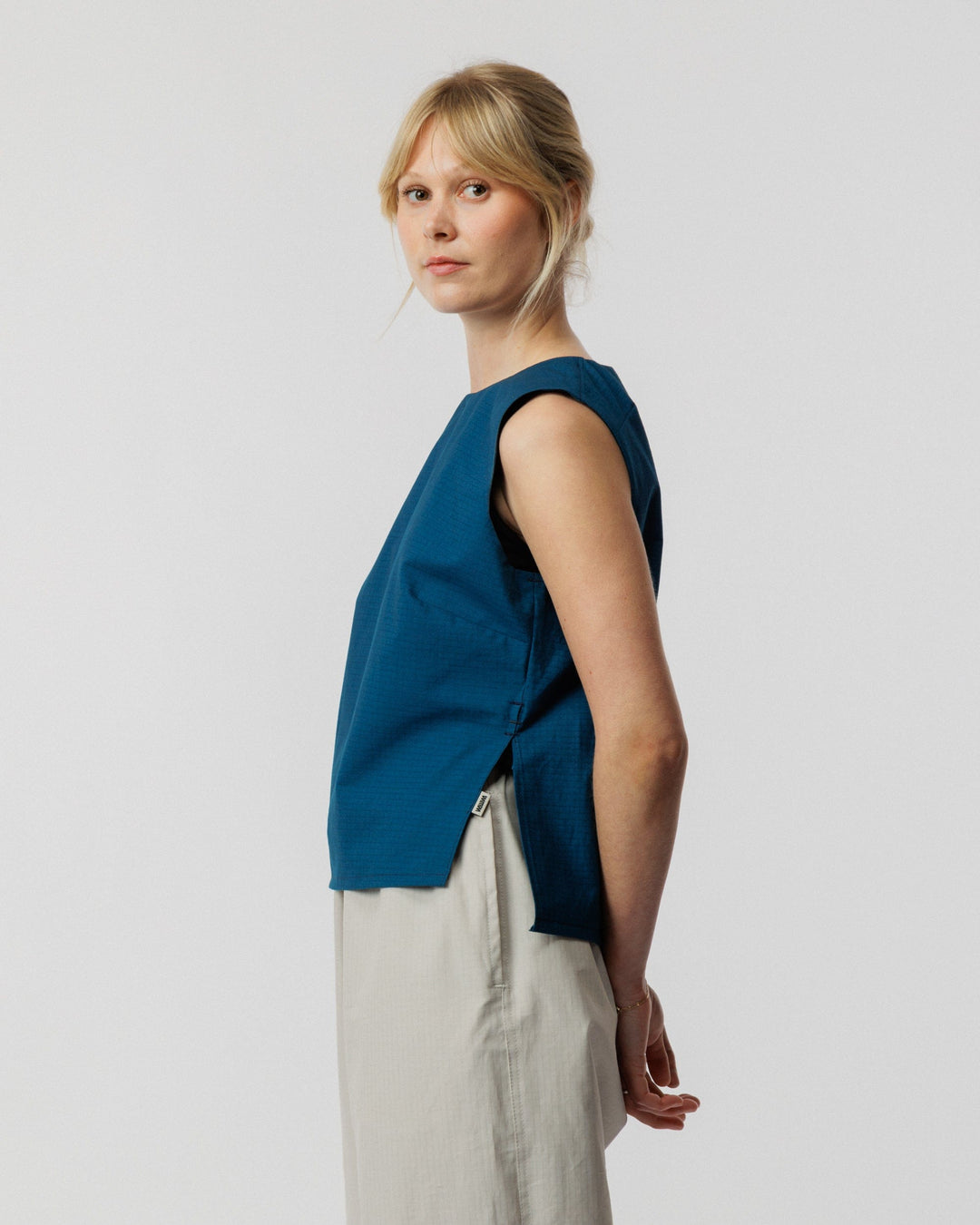 Aimee Ripstop Top - Marine
