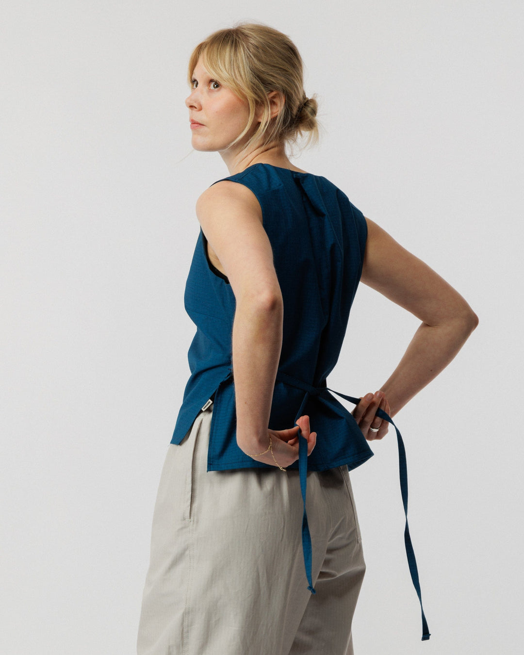 Aimee Ripstop Top - Marine