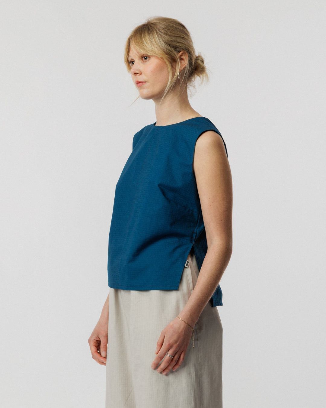 Aimee Ripstop Top - Marine
