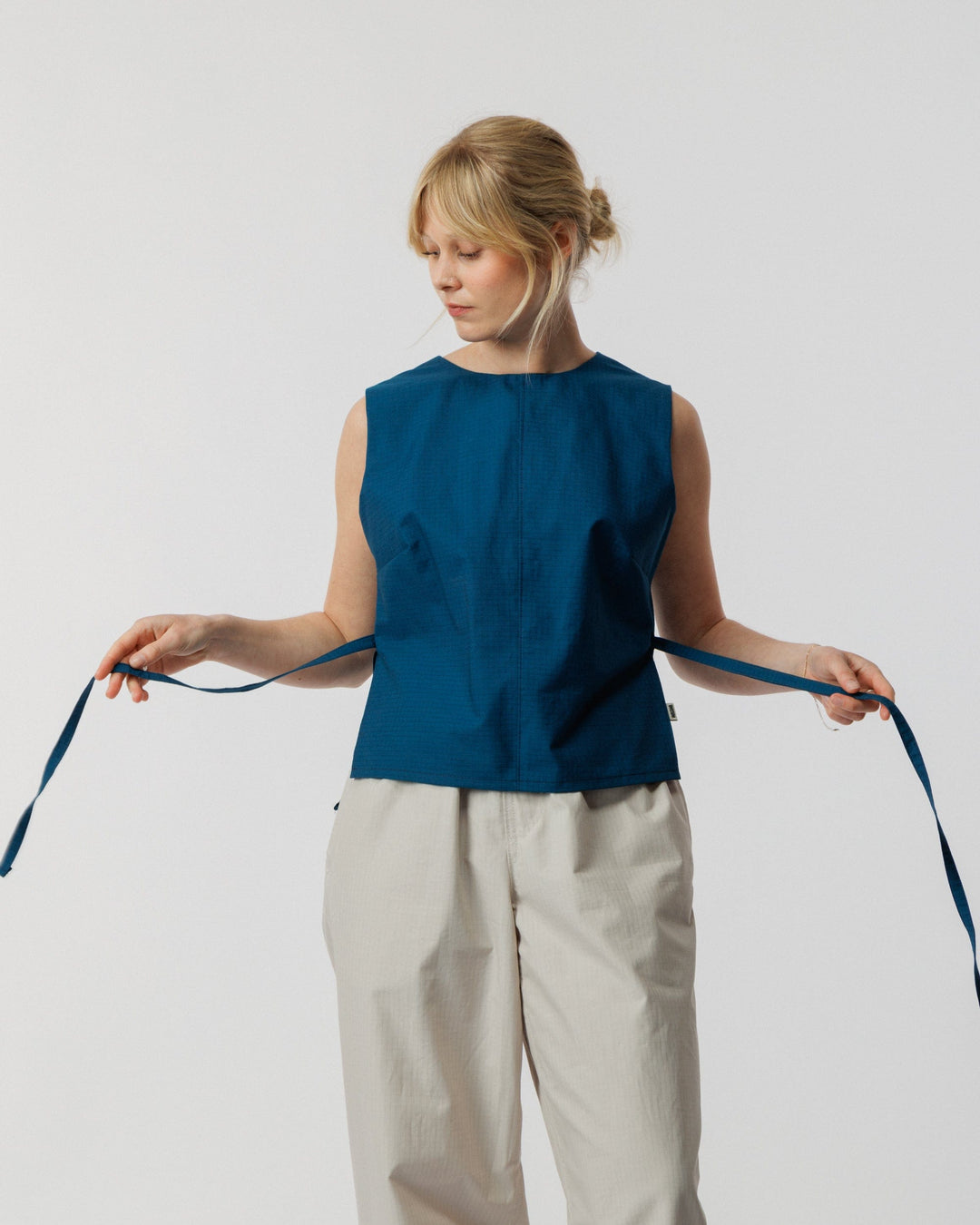 Aimee Ripstop Top - Marine