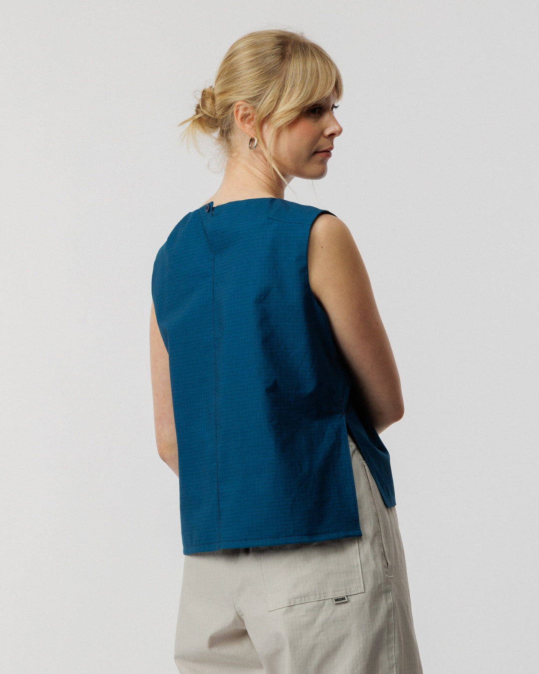 Aimee Ripstop Top - Marine