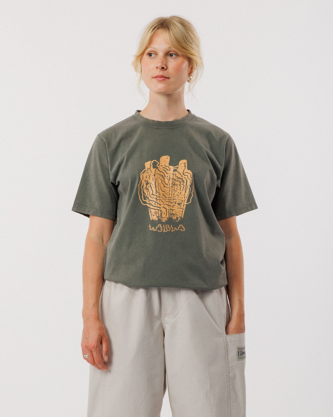 Psyclone T-Shirt - Vintage Khaki