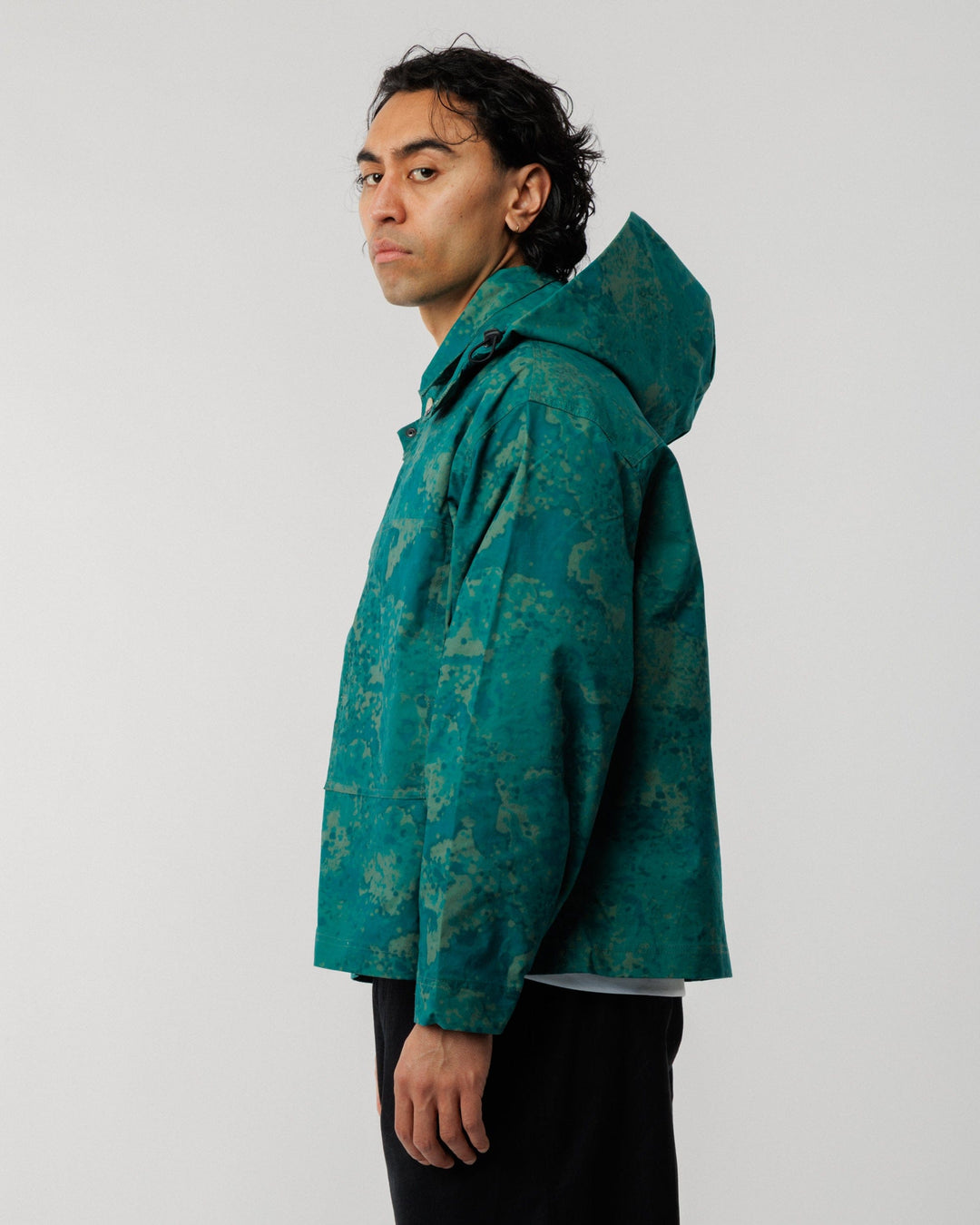 Nell Overshirt & Hood Set - Blue Ink