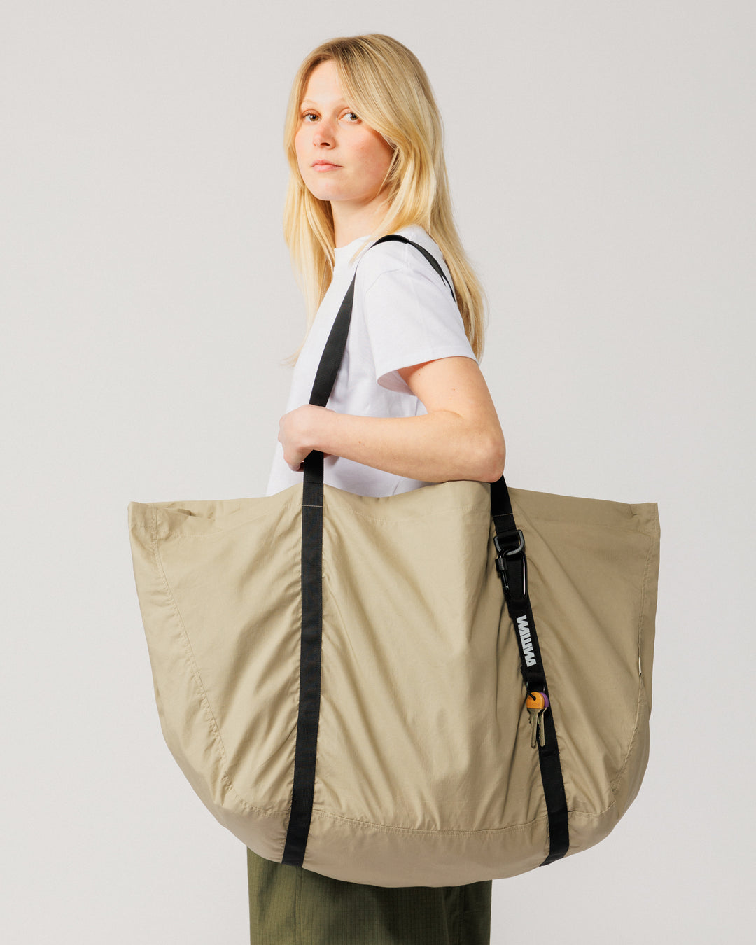 Oversized Packable Tote - Stone