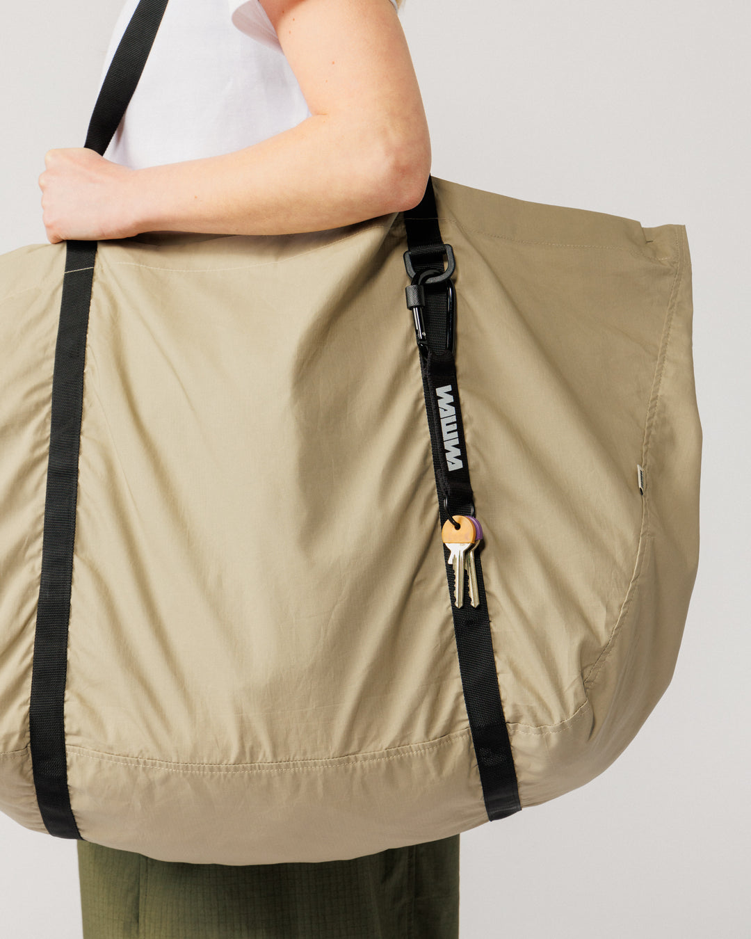 Oversized Packable Tote - Stone