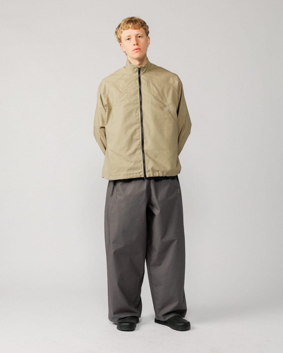 Phil Track Jacket - Stone
