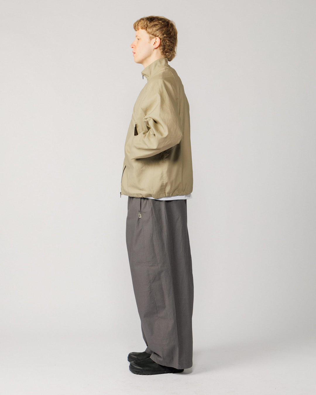 Phil Track Jacket - Stone