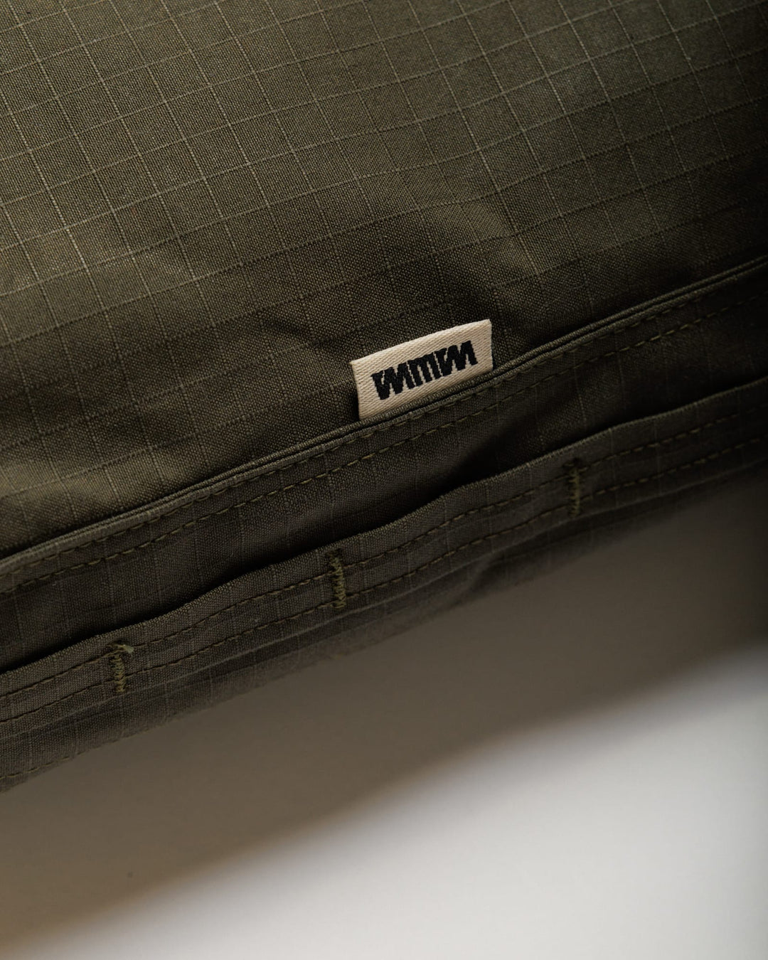 Water Resistant Bar Tack Tote - Khaki