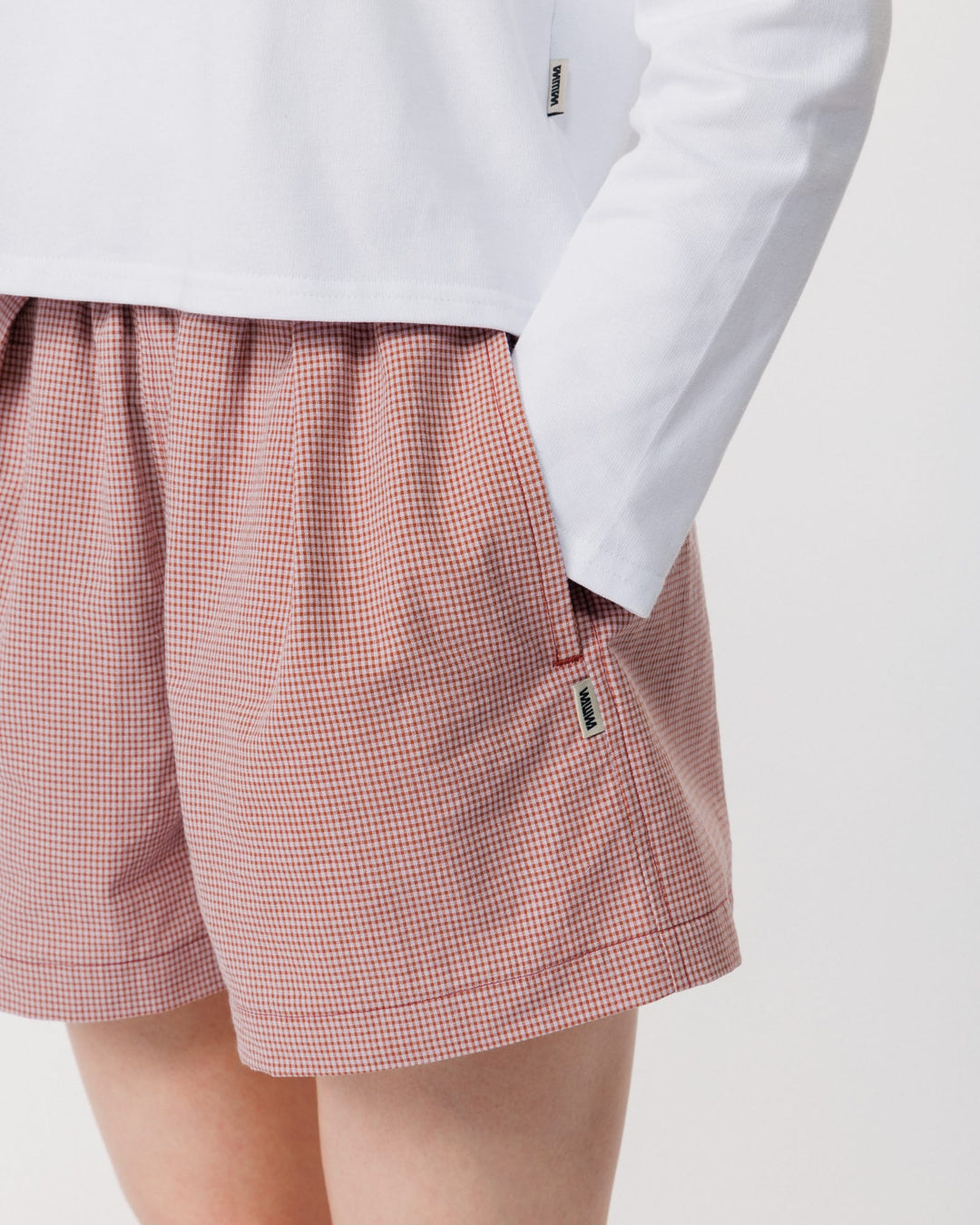 Patti Short - Red Check