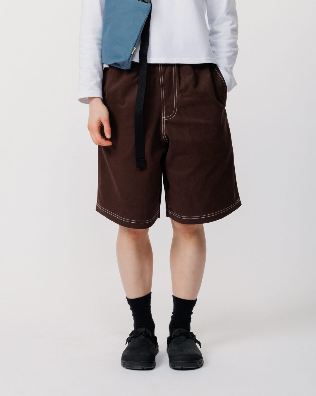 Zama Shorts - Brown/White