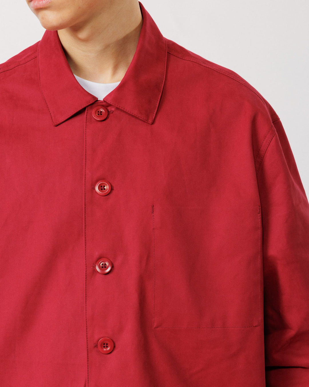 Mill Overshirt V2 - Maroon