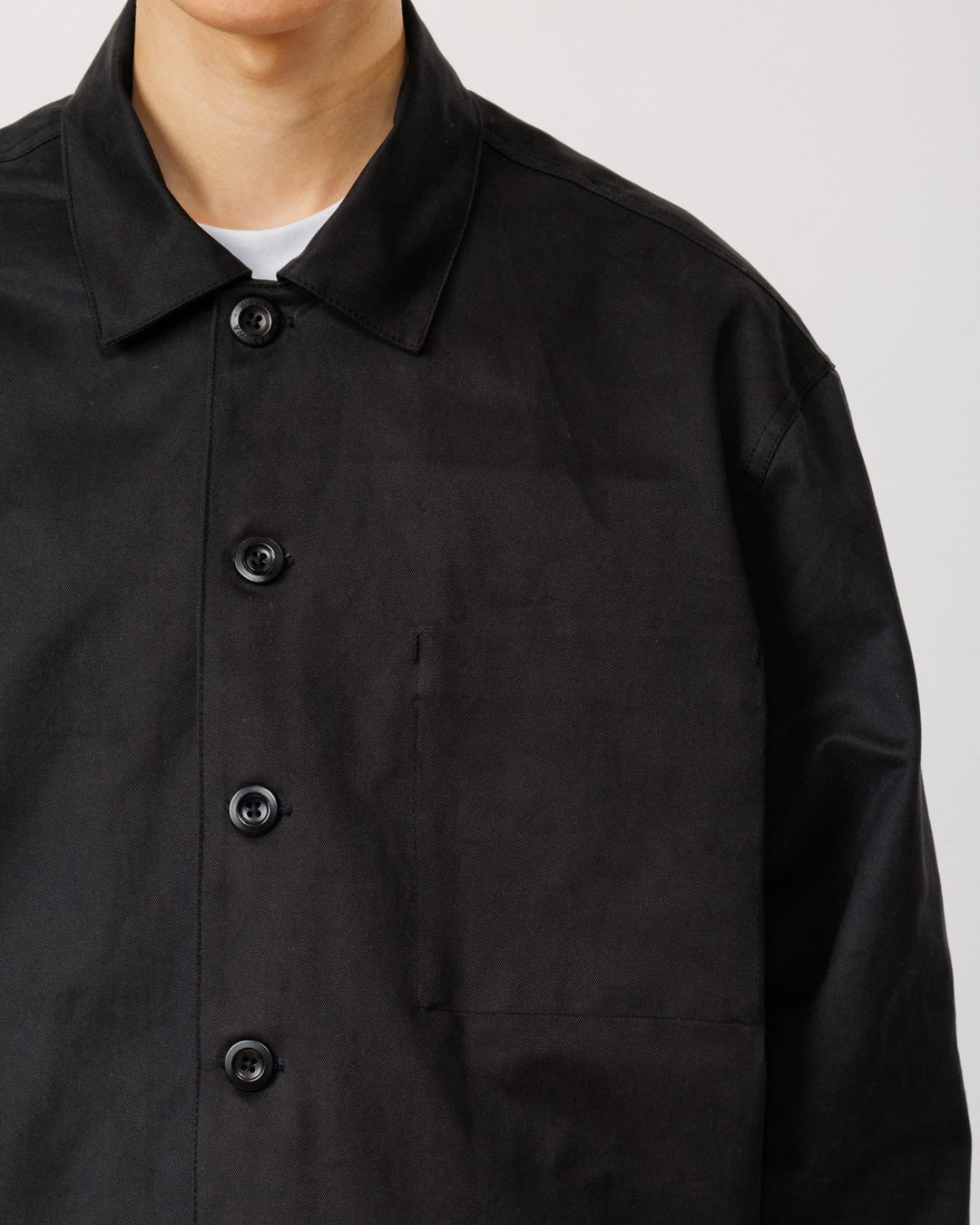 Mill Overshirt V2 - Black
