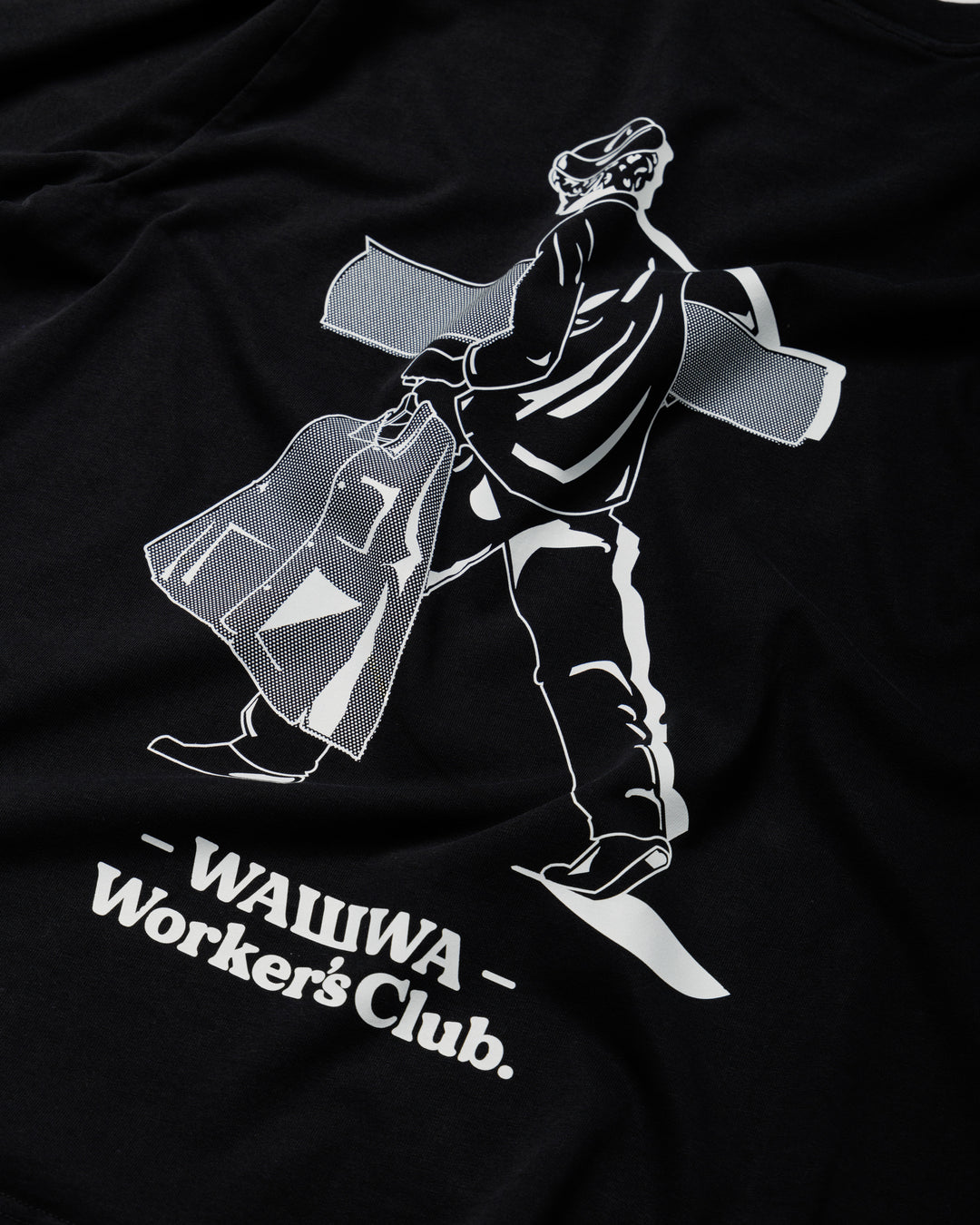 Workers Logo Stride T-Shirt - Black