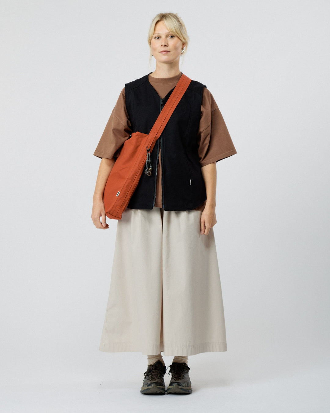 Water Resistant Bar Tack Tote - Biscuit