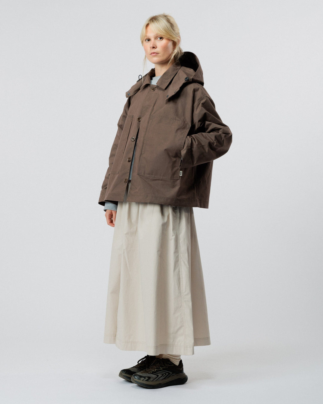 Detachable Hood - Bracken Brown