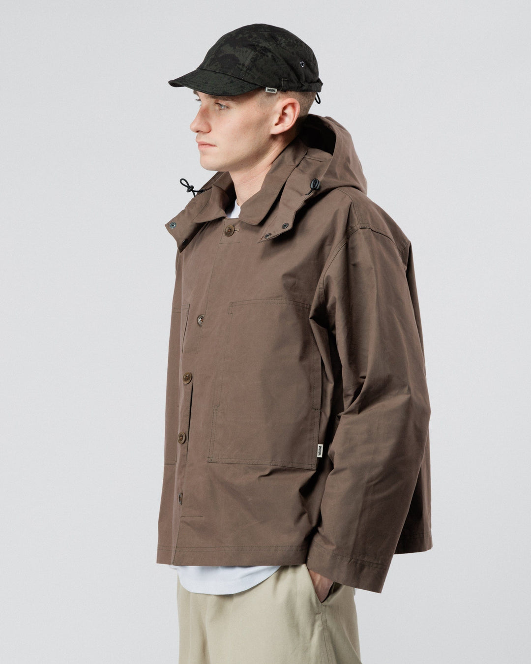 Detachable Hood - Bracken Brown
