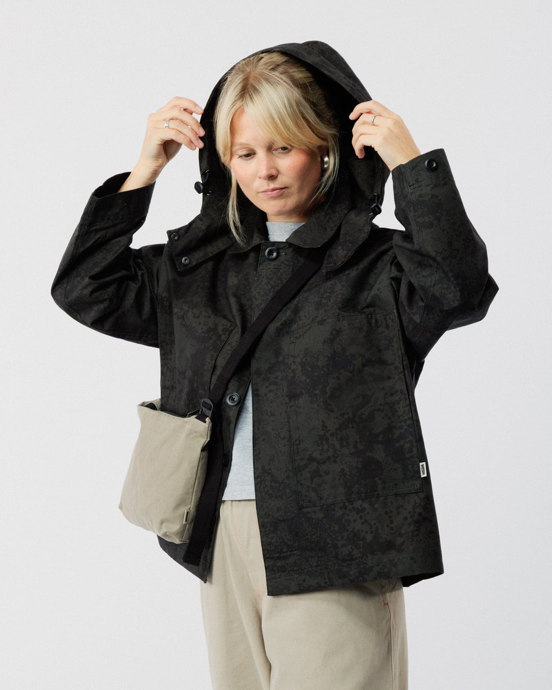 Detachable Hood - Black Ink