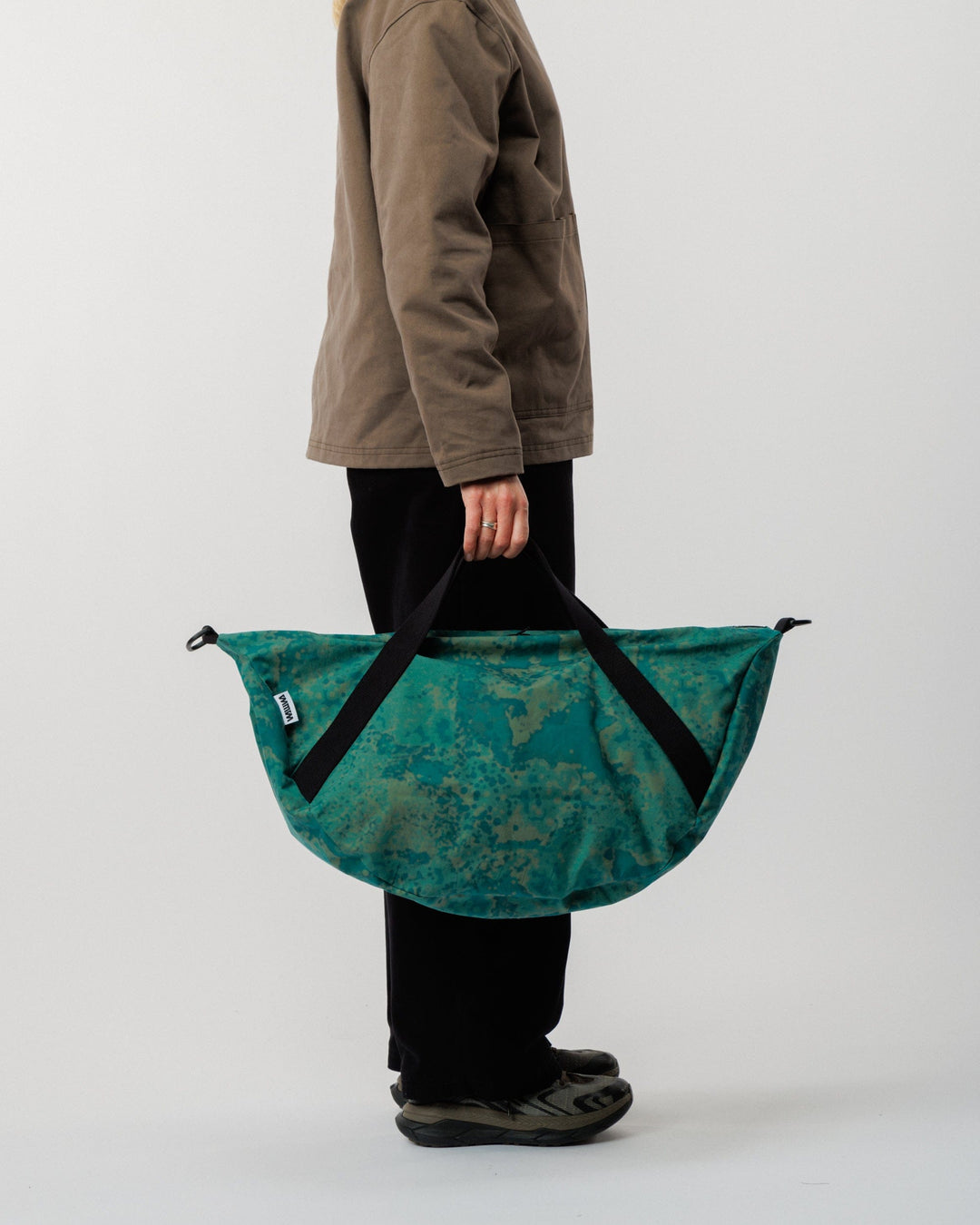 Water Resistant Duffle Bag - Blue Ink