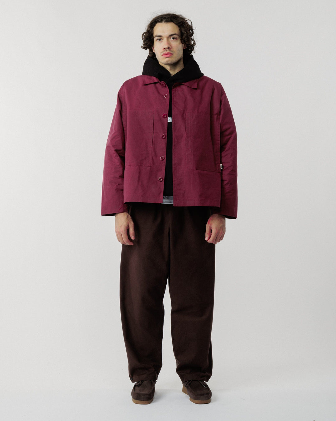 Nell Overshirt - Burgundy