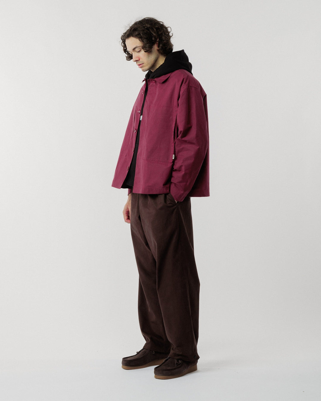 Nell Overshirt - Burgundy