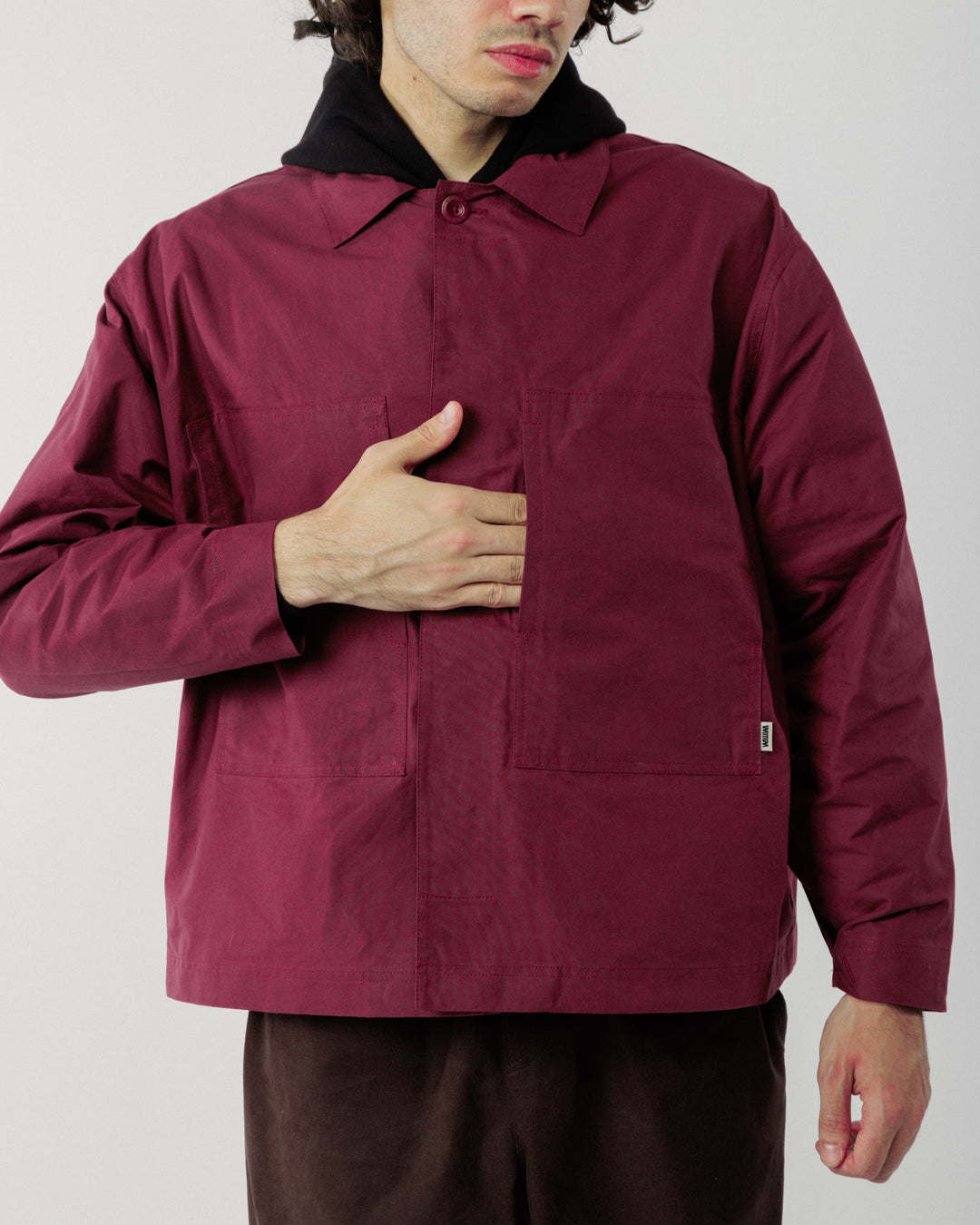 Nell Overshirt - Burgundy
