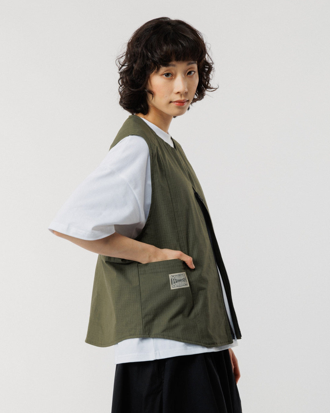 Ripstop Studio Vest - Khaki