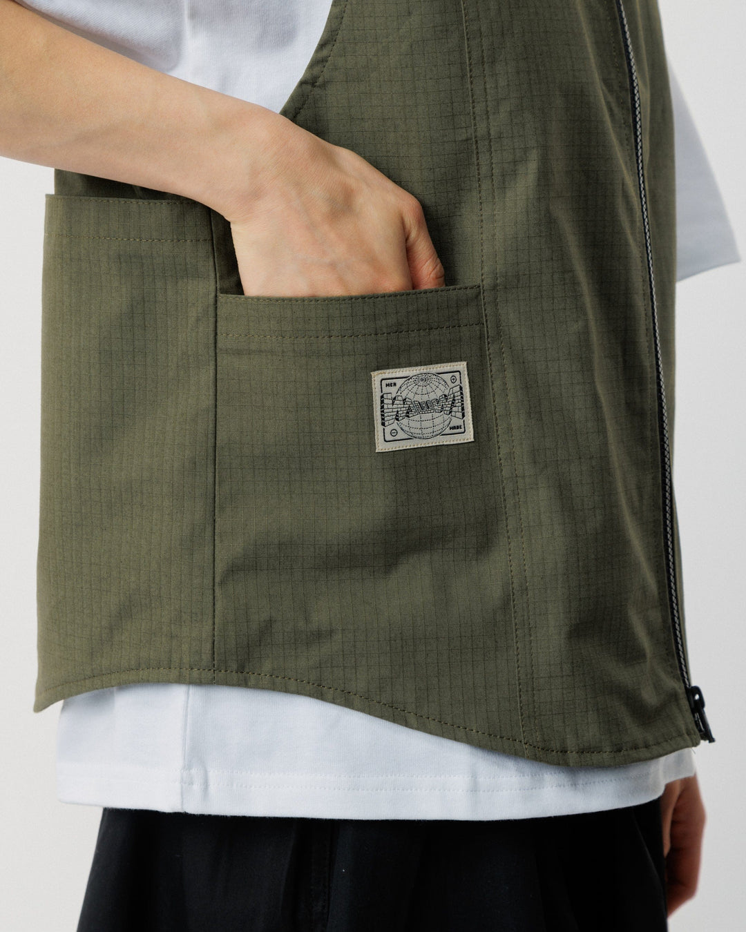 Ripstop Studio Vest - Khaki