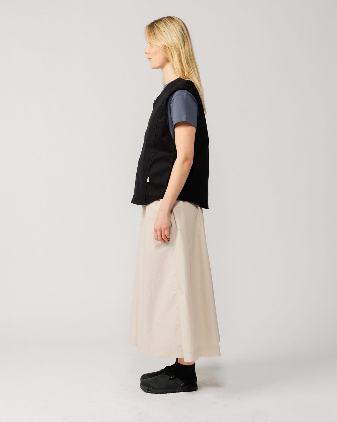 Multi-Pocket Mill Vest - Black