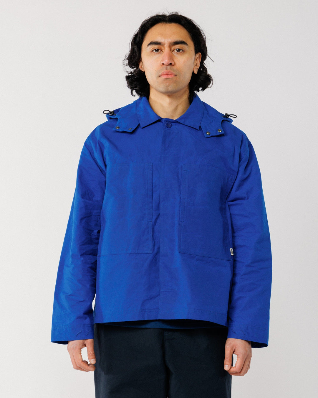 Nell Overshirt & Hood Set - Cobalt Blue