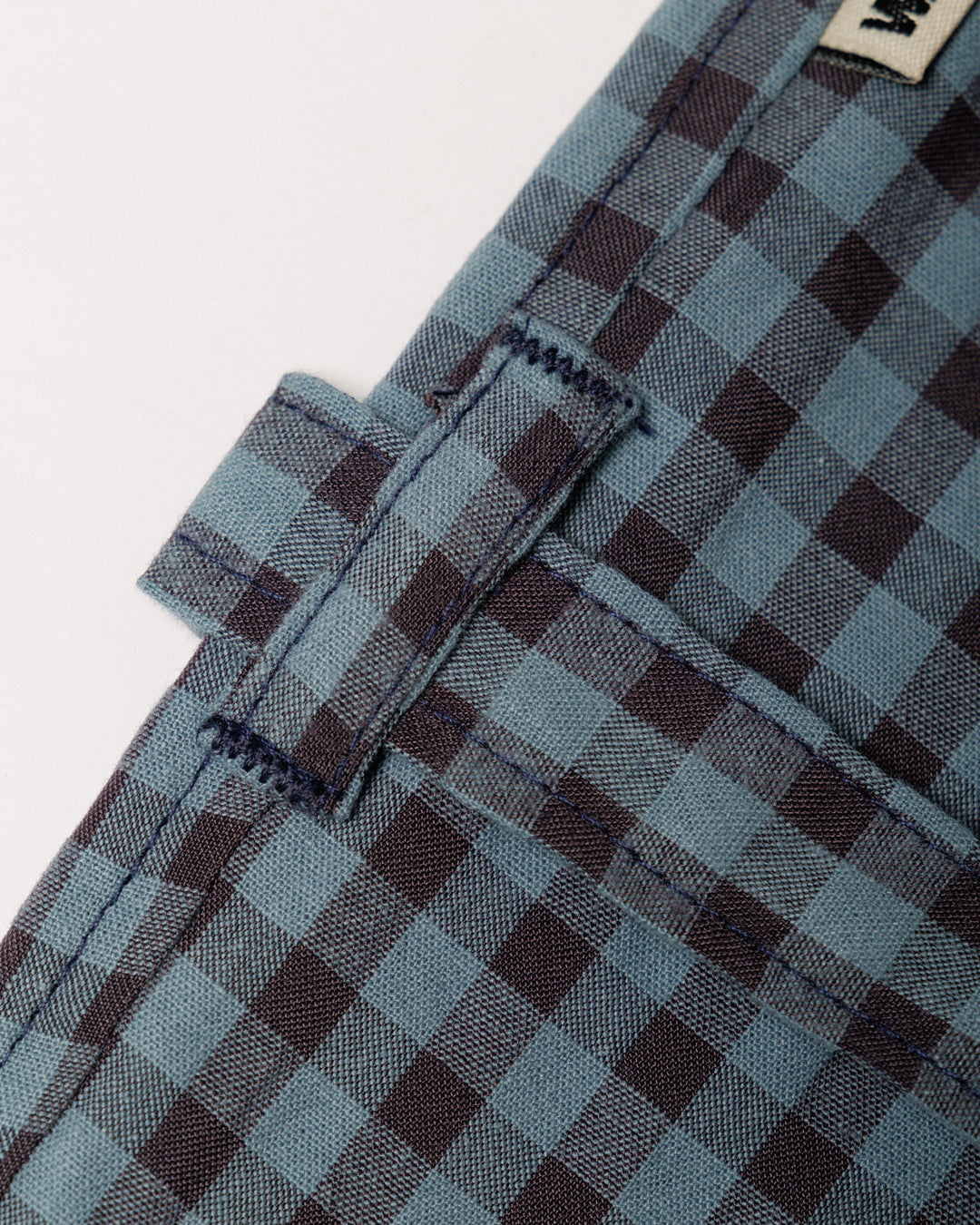 Aimee Top & Ayla Skirt Co-Ord - Navy Check