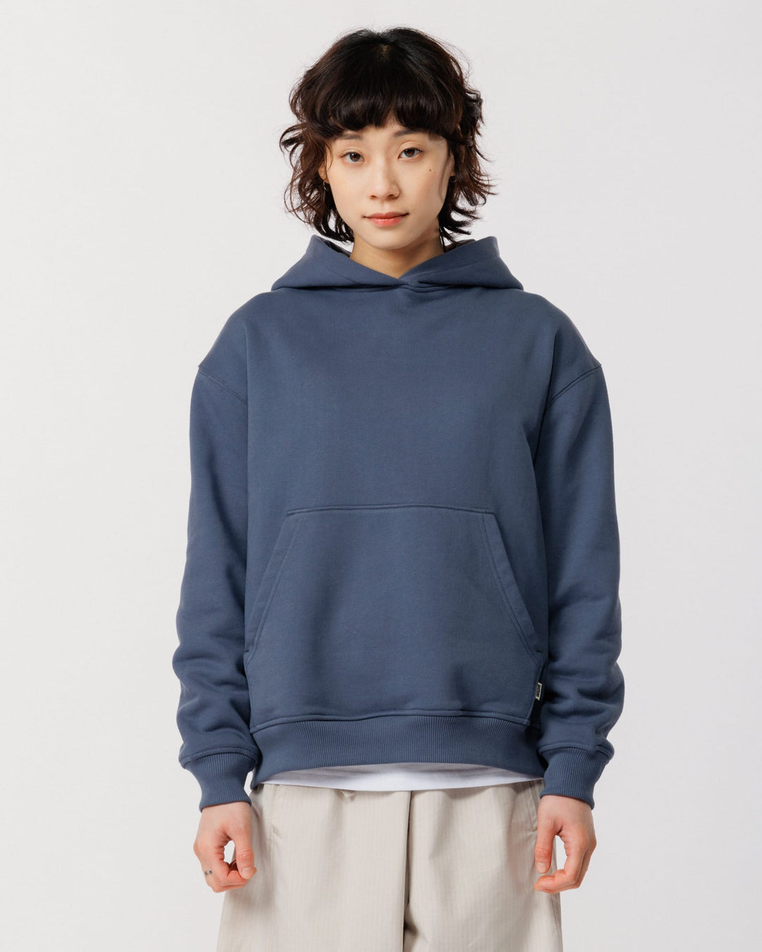 520 Organic Hoody - Washed Blue