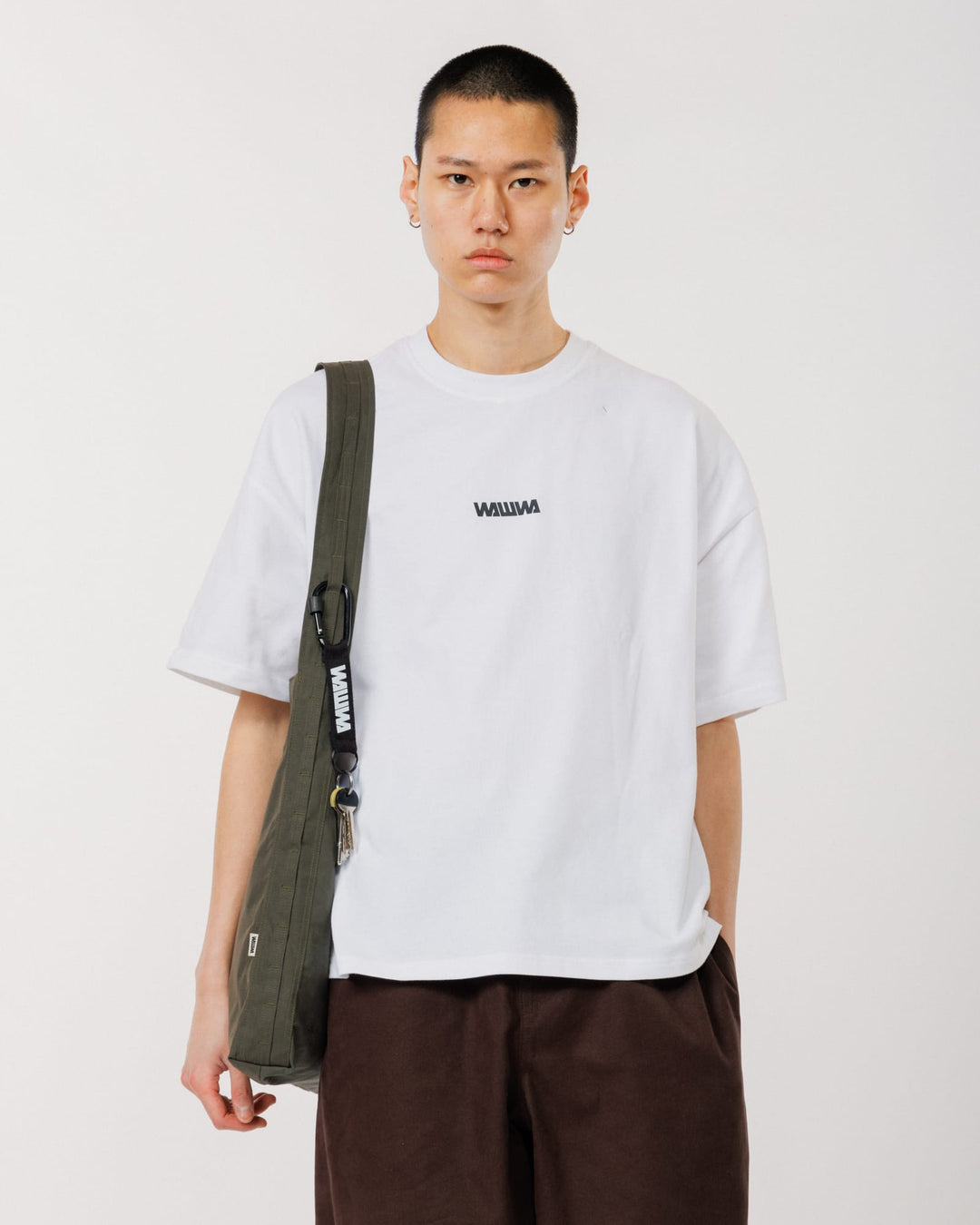 Water Resistant Bar Tack Tote - Khaki