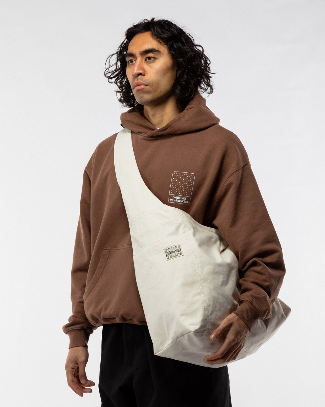 Studio Ripstop Crossbody Tote - Natural