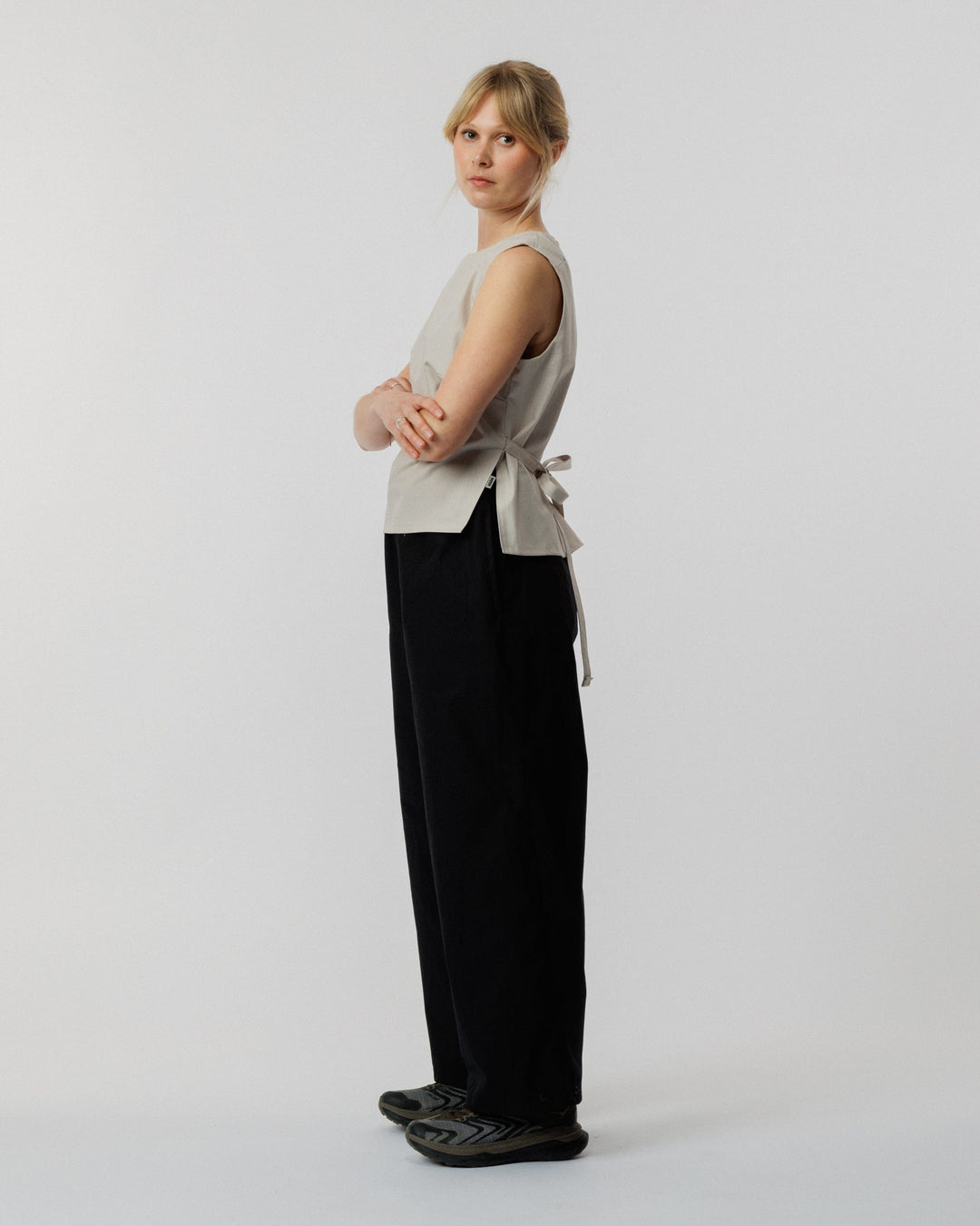 Aimee Ripstop Top - Stone