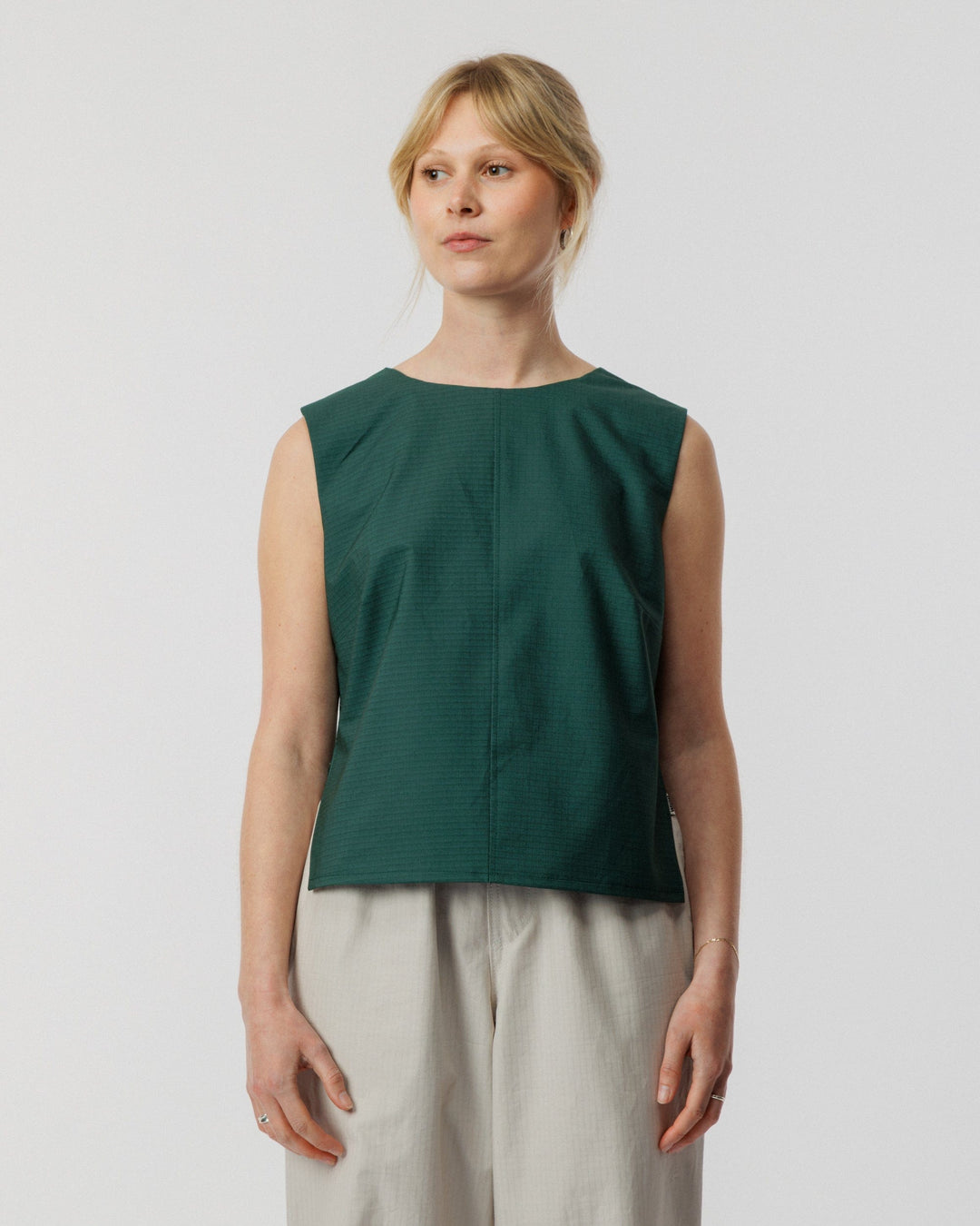 Aimee Ripstop Top- Pine